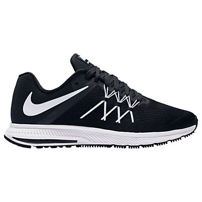 Nike Air Zoom Winflo 3 Men's Running Shoes, Black/White Nike Air Zoom Winflo 3 Men's Running Shoes, Black/White
